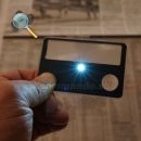 Mini Kartová Lupa s LED svetlom Kasper Pocket Magnifier 431500