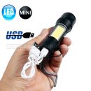 SUPERLIGHT COB Mini USB LED 450 lumen svietidlo Zoom Flashlite