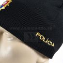 Polícia Čiapka kvalitná zimná pletená s podšívkou