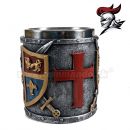 Knight Cup rytierský stredoveký pohár s erbom 400ml 816-2731