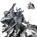 Viking na koni cínový 9cm cínová soška 708-9035