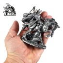 Viking na koni cínový 9cm cínová soška 708-9035