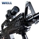 Airsoft WELL MR733 M4 RIS manual 6mm