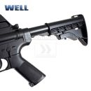 Airsoft WELL MR733 M4 RIS manual 6mm