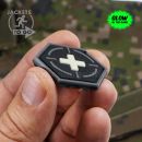 Medic Tactical GLOW 3D nášivka PVC JTG Hexagon