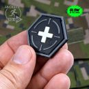 Medic Tactical GLOW 3D nášivka PVC JTG Hexagon