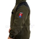 Obrázok 2. Polícia Hi-Q Flisová bunda olivovo zelená s nášivkami