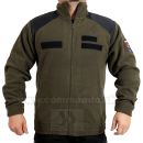 Obrázok 5. Polícia Hi-Q Flisová bunda olivovo zelená s nášivkami