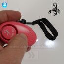 Scorpion Personal Mini Alarm Osobný alarm 120 dB 2v1 PINK