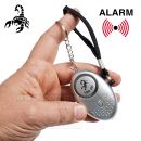 Scorpion Personal Mini Alarm Osobný alarm 120 dB 2v1 Silver