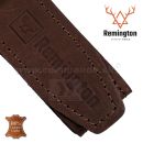 REMINGTON kožený opasok 115cm hnedý Mens Belt