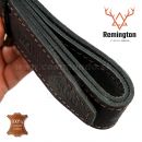 REMINGTON kožený opasok 115cm čierny Mens Belt