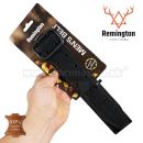 REMINGTON kožený opasok 130cm čierny Mens Belt