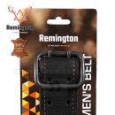 REMINGTON kožený opasok 115cm čierny Mens Belt