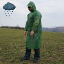 Pršiplášť do dažďa ľahké pončo Barbaric Raincoat