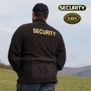 Security SBS Bunda flisova žltá výšivka Jacket Fleece