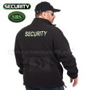 Security SBS Bunda flisova zelená neónová výšivka Jacket Fleece