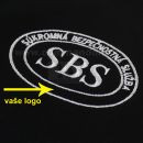 Security SBS Bunda flisova biela výšivka Jacket Fleece