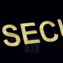 Security SBS Mikina so žltou výšivkou Essential