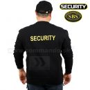 Security SBS Mikina so žltou výšivkou Essential
