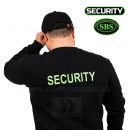 Security SBS Mikina s neónovou výšivkou Essential