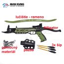 Pištoľová kuša ALLIGATOR 80 Lbs pistol Green Cobra System Crossbow