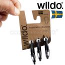 WILDO® Karabínky 3x set čierne Carabiner Accessory