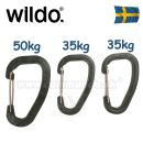 WILDO® Karabínky 3x set zelené Carabiner Accessory