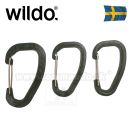 WILDO® Karabínky 3x set zelené Carabiner Accessory