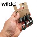 WILDO® Karabínky 3x set zelené Carabiner Accessory