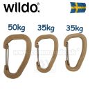 WILDO® Karabínky 3x set coyote Carabiner Accessory