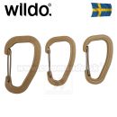 WILDO® Karabínky 3x set coyote Carabiner Accessory