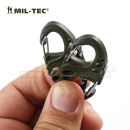 S-HOOK Tactical S karabínky súprava 10x zelené Miltec®