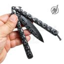 Martinez Motýlik Skull Stone Balisong zatvárací nôž 02184