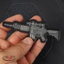 Gun Patch M4 3D nášivka PVC 08229