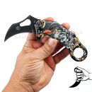 Obrázok 7. Karambit Skull Fighter X73 zatvárací nôž s clipom