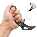 Obrázok 1. Karambit Skull Fighter X73 zatvárací nôž s clipom
