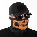 Obrázok 1. Orange Skull Multifunkčná šatka Bufka Kruhový šál
