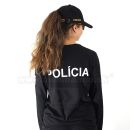 Polícia Tričko s dlhým rukávom + znak Policia