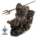 Poseidon a trojzubec starogrécky boh 20cm soška 708-7308