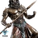 Poseidon a trojzubec starogrécky boh 20cm soška 708-7308