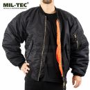 US TYP MA1® Pilot Jacket čierna bombera Basic Miltec®