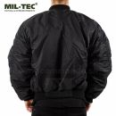 US TYP MA1® Pilot Jacket čierna bombera Basic Miltec®