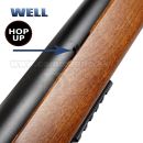 Airsoft Sniper Well MB02H WOOD Set ASG 6mm