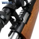 Airsoft Sniper Well MB02H WOOD Set ASG 6mm