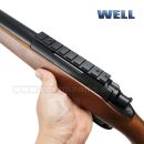 Airsoft Sniper Well MB02H WOOD Set ASG 6mm