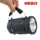 Ručná LED kemping baterka NEBO POPPY 300Lumen sivá