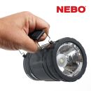 Ručná LED kemping baterka NEBO POPPY 300Lumen sivá