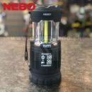 Ručná LED kemping baterka NEBO POPPY 300Lumen sivá