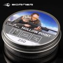 Diabolo Hollow Point 5,5mm 250ks 1,15g Borner .22